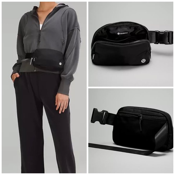 Lululemon Black Everywhere Belt Bag Crossbody Bag - Picture 4 of 5